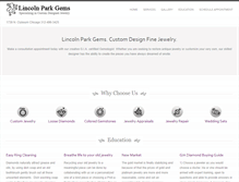 Tablet Screenshot of lincolnparkgems.com